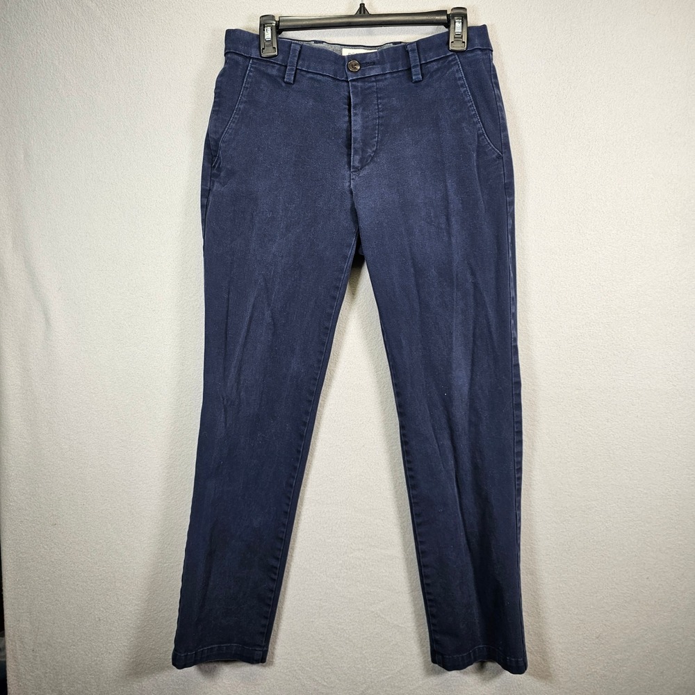 Dockers Mens‎ Slim Tapered Navy Blue Casual Chino Pants 30/32